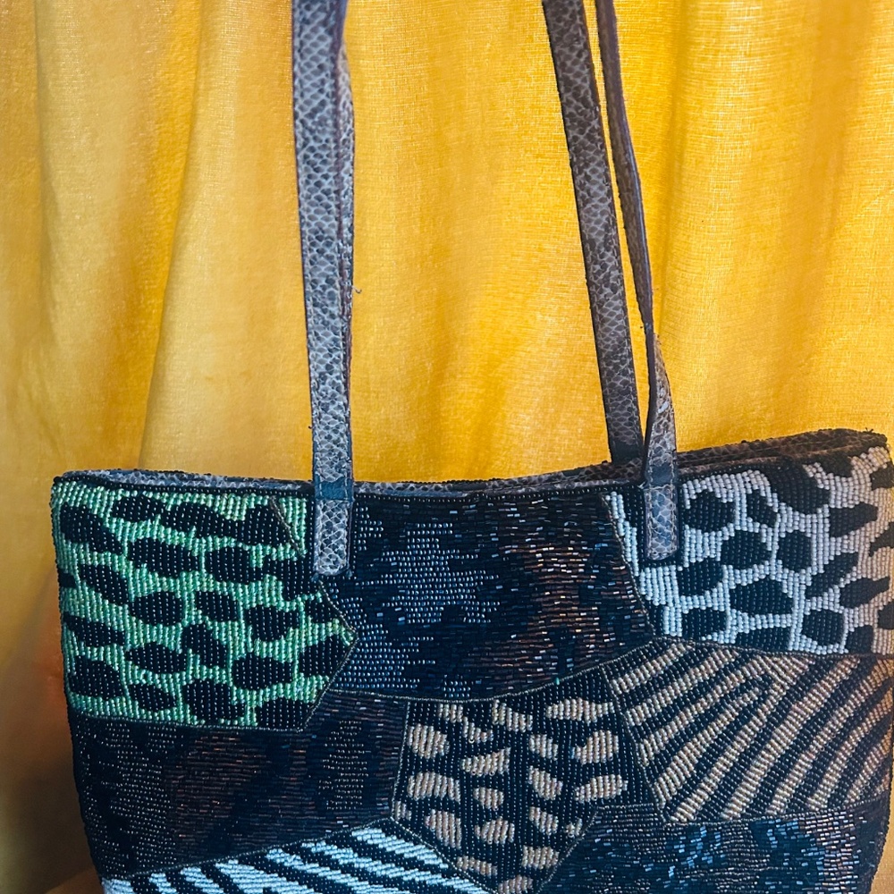 Rare Vintage Beaded Fendi Baugette Purse - Picture 2 of 8